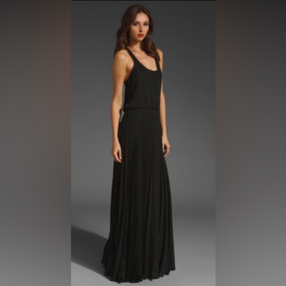 Parker pleated maxi gown. Size small